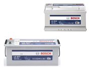Bosch L5-Serie Batterie in einem Wohnmobil verbaut, ideal für Freizeitfahrzeuge und Boote.