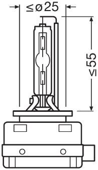 Xenon D8S Lampen – 12V, 25W, PK32d-1 von Osram und Philips, ideal für kompakte und energieeffiziente Fahrzeugbeleuchtung