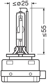 D1R Xenonlampen, leistungsstarke Beleuchtung für Fahrzeuge, PK32d-3, D1R, 12/24V, 35W