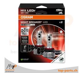Osram NIGHT BREAKER LED SMART ECE H11 LED Scheinwerferlampen 2er Set