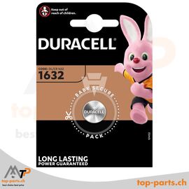 Duracell CR1632 Lithium-Knopfzelle, 3V, 1er Blister