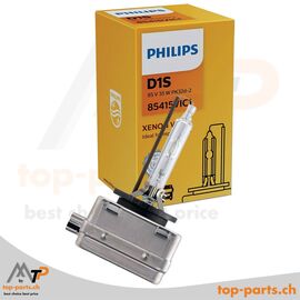 Philips D1S Vision Xenon 85415VIC1, 12/24V, 35W, in Originalverpackung, PK32d-2, geeignet für Autos und Nutzfahrzeuge