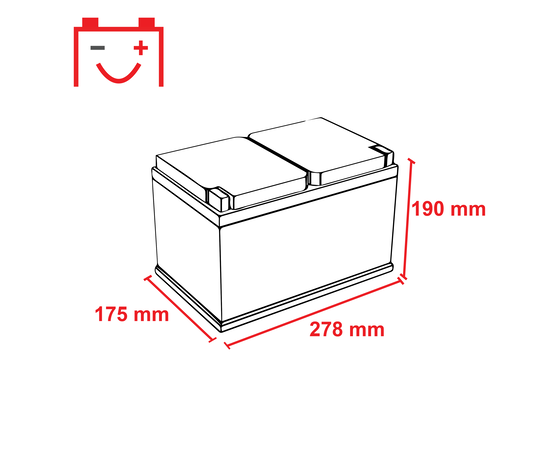 Varta  EFB N70 570 500 076,  Dimensionen,  Zum Sparpreis,  Best Deal, Rabatt,  topparts, top-parts.ch
