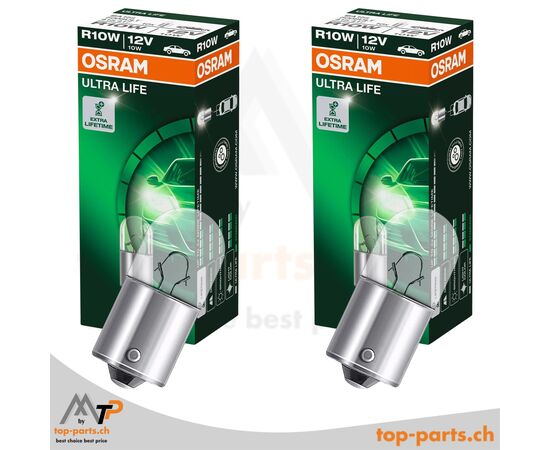 OSRAM 5008 Ultra Life R10W - 10W, BA15s, Kugellampe, Einzellampe (GTIN: 4008321415400)