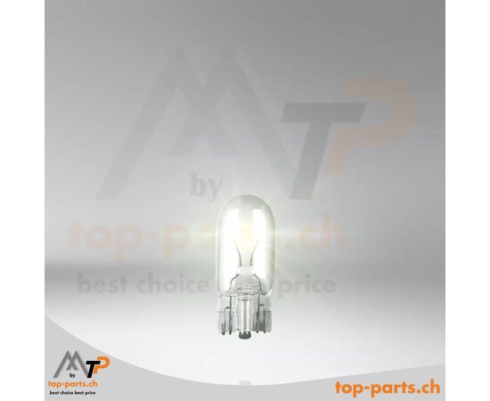 Osram Ultra Life W5W Glassockellampe 12V 5W W2,1x9,5d – langlebige Einzellampe für Blinkleuchten, Artikelnummer 2825ULT, GTIN 4008321413024