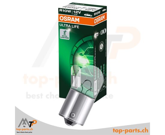 OSRAM 5008 Ultra Life R10W - 10W, BA15s, Kugellampe, Einzellampe (GTIN: 4008321415400)