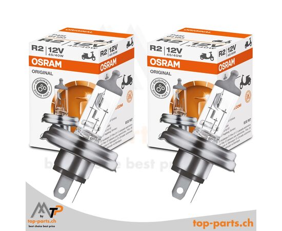 OSRAM Original R2 Halogenlampe 12V 45/40W P45t-41-64183