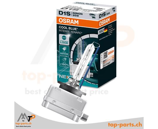 Osram XENARC® D1S Cool Blue Intense (NextGen) 66140CBN, 12/24V, 35W, in Originalverpackung, PK32d-2, ideal für Autoscheinwerfer mit coolem weißen Licht