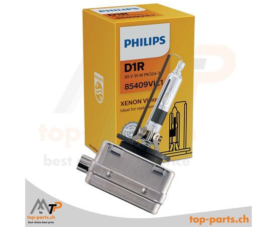 Philips D1R Vision Xenon 85409VIC1, 12/24V, 35W, in Originalverpackung, PK32d-3, ideal für reflektorbasierte Scheinwerfer