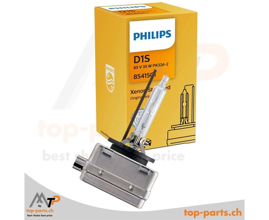Philips D1S Standard Xenon 85415C1, 12/24V, 35W, in Originalverpackung, PK32d-2, geeignet für Autos und Nutzfahrzeuge