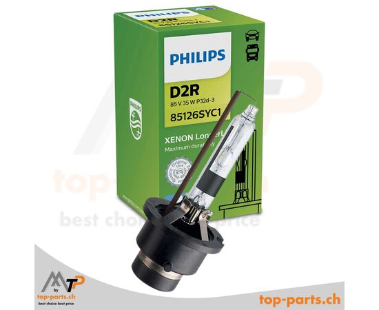 Philips D2R LongerLife Xenonlampe 85126SYC1, 35W, 12/24V, P32d-3, mit Verpackung