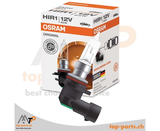 Osram HIR1 Original Halogenlampe 9011, 65W, 12V, PX20d, mit Verpackung