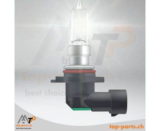 Eine ausgepackte Osram HIR1 Original Halogenlampen 9011, 65W, 12V, PX20d