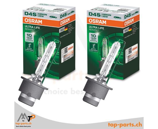 Zwei Osram XENARC® D4S Ultra Life Xenonlampen 66440ULT, 35W, 42V, P32d-5, 4500K, in Verpackung