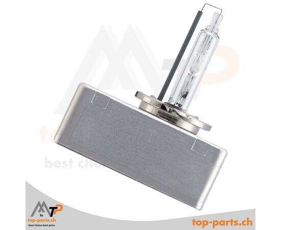 Eine ausgepackte Philips Xenon Vision Standard D5S Lampen 12410C1, 25W, 12V, PK32d-7, 4600K