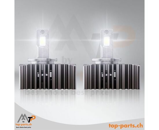 Zwei ausgepackte OSRAM LEDriving® D5S HL EASY XEN LED-Lampen 66540DWESY-2HB, 50W, 12V, PK32d-7, 6000K