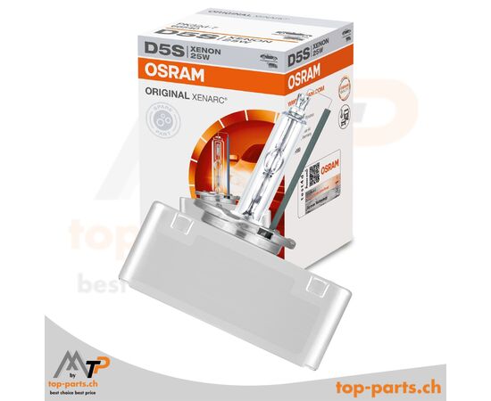 Osram XENARC® Original D5S Xenonlampe 66540, 25W, 12V, PK32d-7, 4500K, mit Verpackung