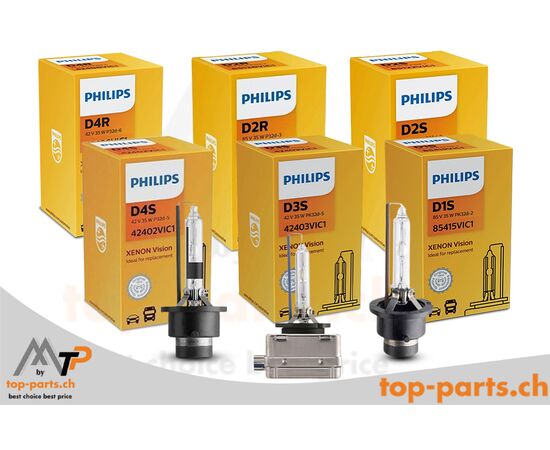Philips Xenon Vision Familie Top Qualität zum Sparpreis - Philips D8S kaufen bei Top-Parts.ch