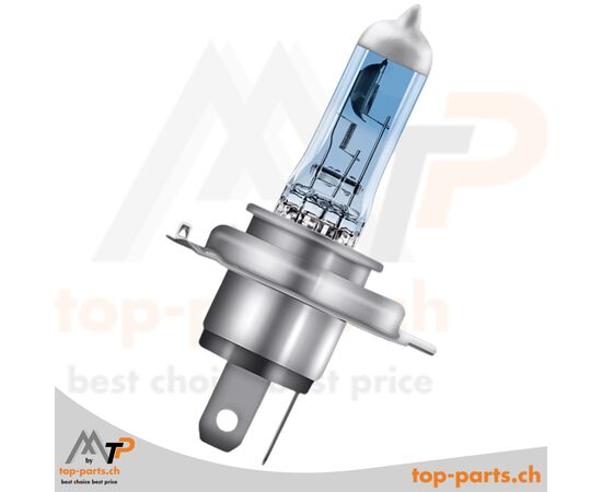 Osram H4 Cool Blue Intense NextGen Halogenlampe 12V 60/55W, ohne Verpackung, P43t Sockel, 5000K
