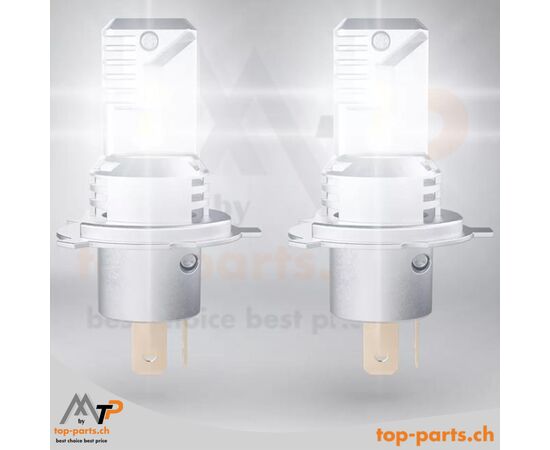 Osram H4/H19 LEDriving® HL EASY 6500K – Leuchtende LED-Lampen ohne Verpackung, helles 6500K Tageslichtweiß