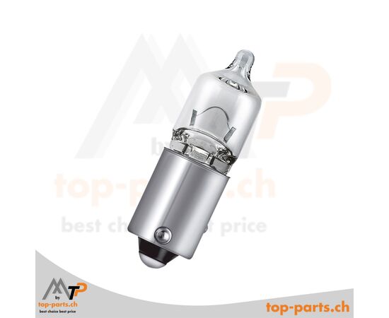 Osram H6W Ultra Life Signallampe 12V 6W ohne Verpackung, BAX9s Sockel, langlebige und zuverlässige Beleuchtung