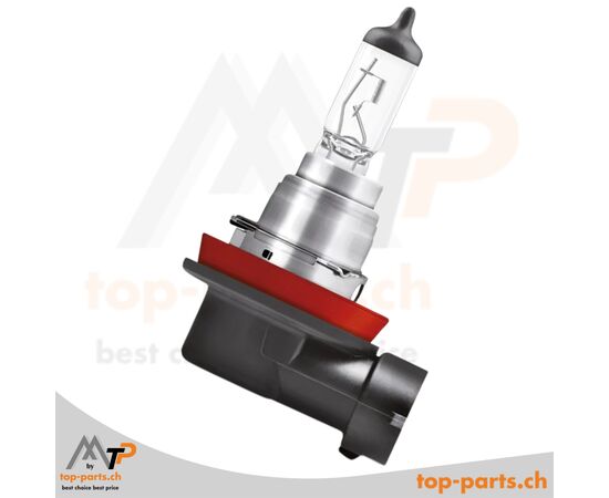 Osram H8 Original Halogenlampe 12V 35W PGJ19-1 ohne Verpackung, langlebige und leistungsstarke Fahrzeugbeleuchtung, 3200K warmweißes Licht