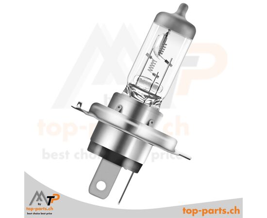 OSRAM H4 Original 64196 Halogenlampe ohne Verpackung, 24V 75/70W, P43t, 3200K