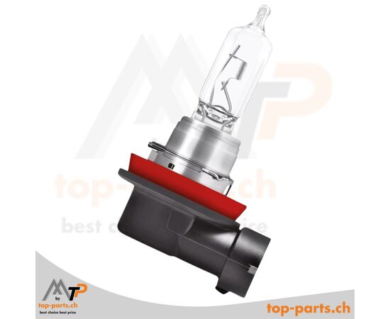 Osram H9 Original Halogenlampe 12V 65W PGJ19-5 ohne Verpackung, langlebige und leistungsstarke Fahrzeugbeleuchtung, 3200K warmweißes Licht